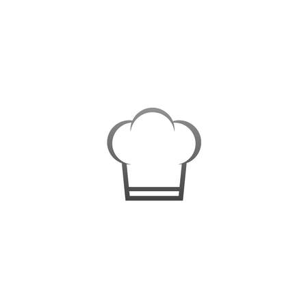 Hat chef icon logo vectorのイラスト素材