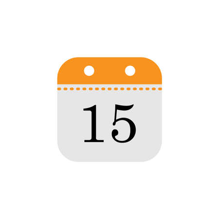Calendar date icon design templateのイラスト素材