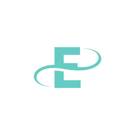 Letter E logo icon design vector illustrationのイラスト素材