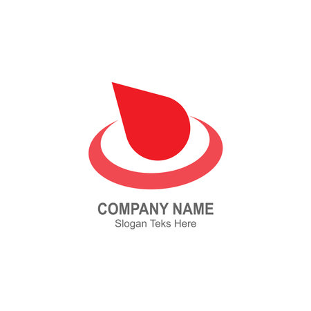 Blood logo icon design vector illustration templateのイラスト素材