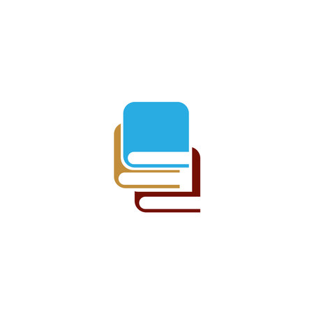 Book logo icon design template vector illustrationのイラスト素材
