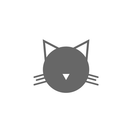 Cat  icon logo design illustration vector templateのイラスト素材