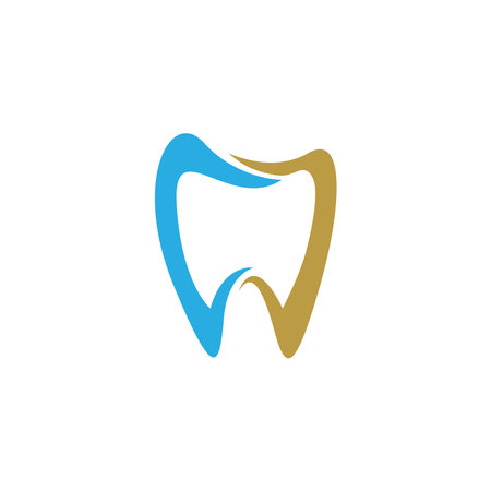 Dental logo icon template vector illustration designのイラスト素材
