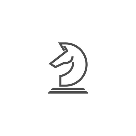 Horse logo icon design template vector illustrationのイラスト素材