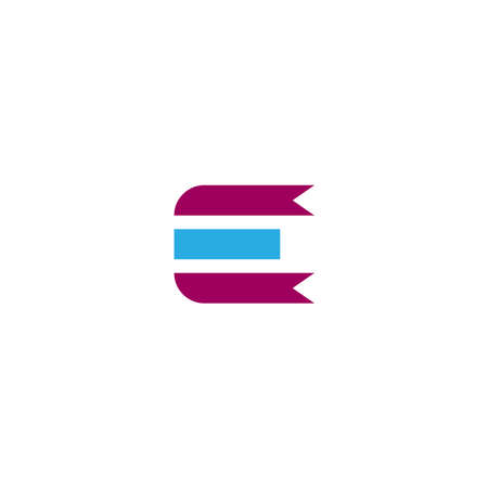 Letter E  logo icon design vector illustration templateのイラスト素材