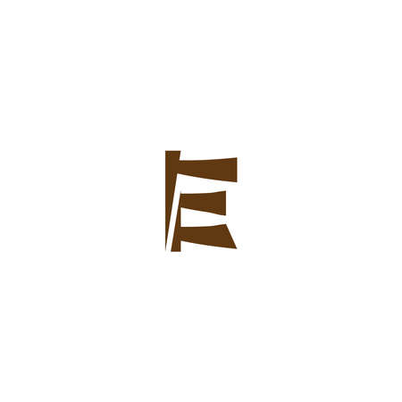 Letter E  logo icon design vector illustration templateのイラスト素材