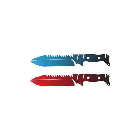 Knife icon logo design vector template illustrationのイラスト素材