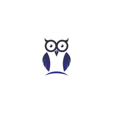 Owl  vector icon design template illustrationのイラスト素材