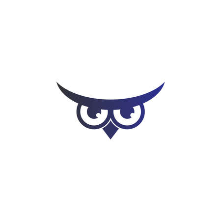 Owl  vector icon design template illustrationのイラスト素材