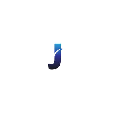 Letter J logo design business template icon vectorのイラスト素材