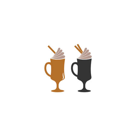 Ice cream logo icon design  vector templateのイラスト素材