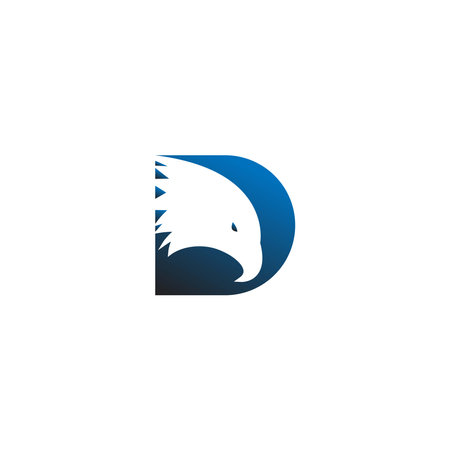 Falcon, Eagle Bird Logo Icon Design Vector Templateのイラスト素材