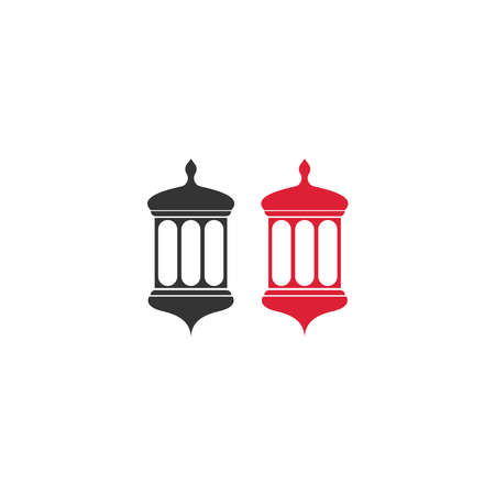Simple lantern icon logo design vector templateのイラスト素材
