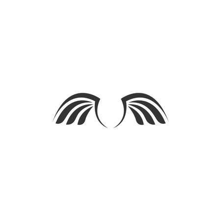 Wing logo icon symbol design template  vector illustrationのイラスト素材