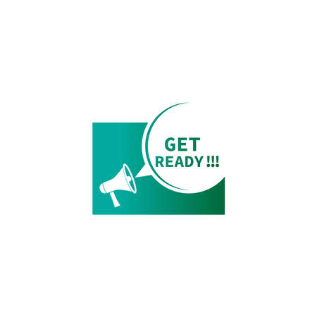 Get ready icon design template vector illustrationのイラスト素材