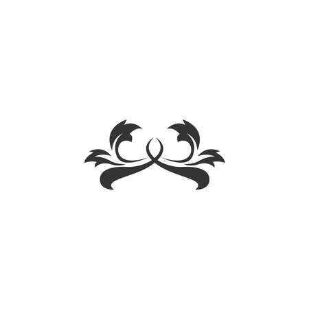 Border, ornament icon design template vectorのイラスト素材