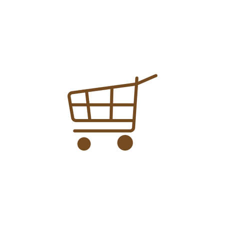 Shopping cart icon design template vectorのイラスト素材