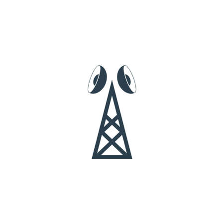 Signal icon flat design template vector illustrationのイラスト素材