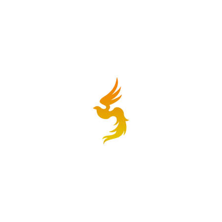 Phoenix logo icon design template vector illustrationのイラスト素材