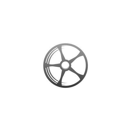 Tire icon design illustration template vectorのイラスト素材