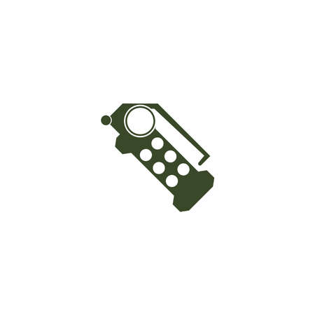 Grenade icon illustration design templateのイラスト素材