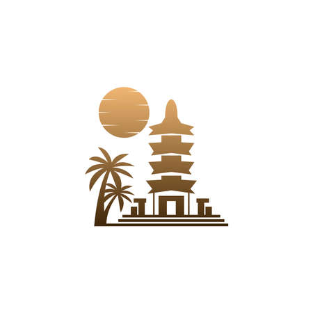 Pura icon logo design illustration template vectorのイラスト素材