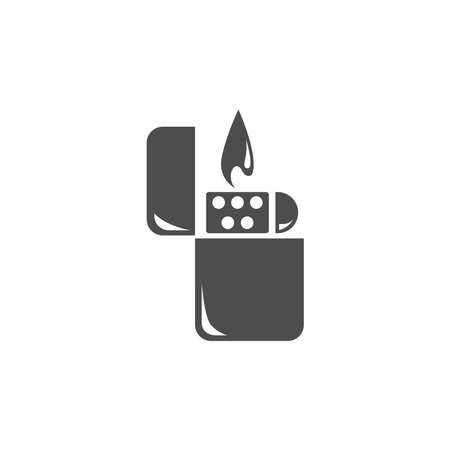 Match, Gas lighter icon design illustration templateのイラスト素材