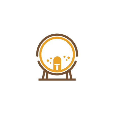 Beer icon logo design illustration template