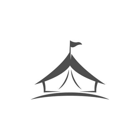 Camping icon  design illustration template vectorのイラスト素材