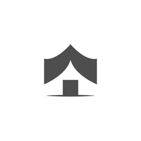 Camping icon  design illustration template vectorのイラスト素材