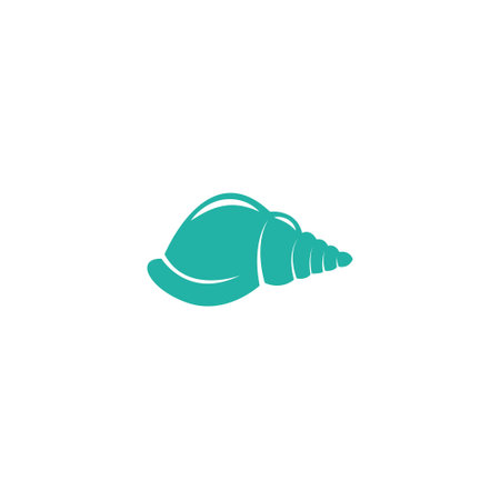 Shell icon logo design illustration templateのイラスト素材