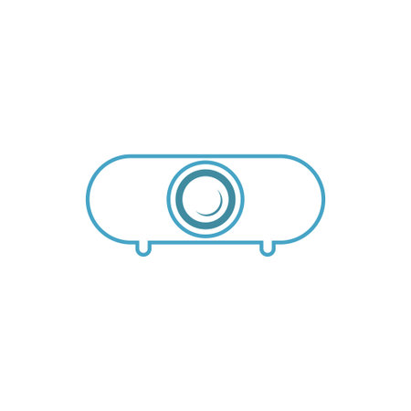 Projector icon design illustration templateのイラスト素材