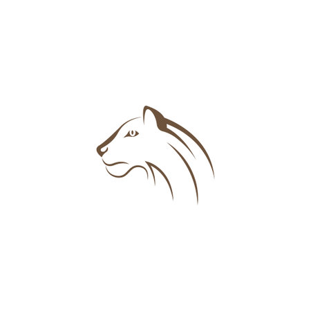 Lion icon logo design illustration templateのイラスト素材