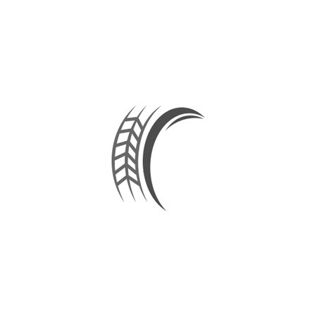Tire logo icon design illustration templateのイラスト素材