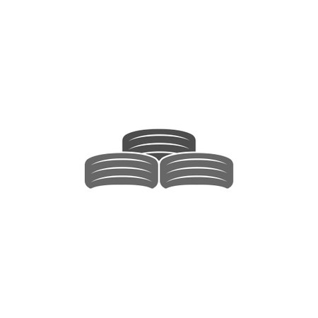 Tire logo icon design illustration templateのイラスト素材