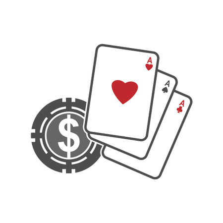 Gambling icon logo illustration vector