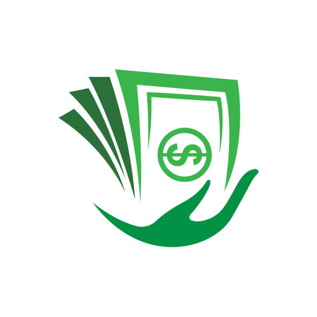 Cash icon design illustration vectorのイラスト素材