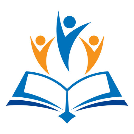 Education school logo design illustrationのイラスト素材