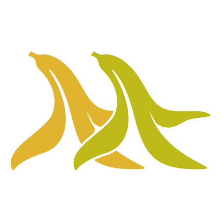 Banana logo icon design illustrationのイラスト素材