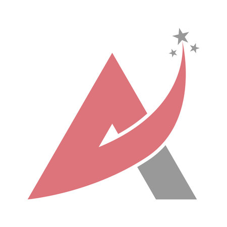Letter A logo design illustrationのイラスト素材