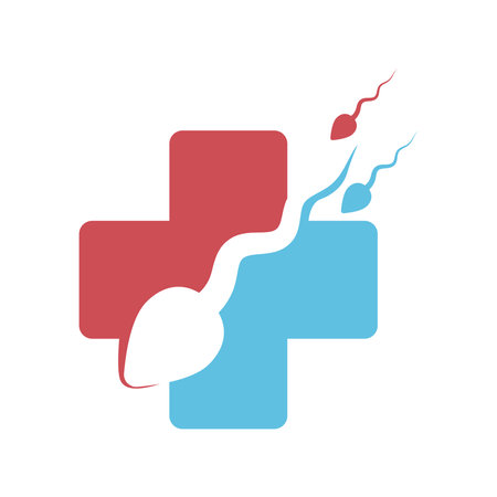 Sperm icon design illustration templateのイラスト素材