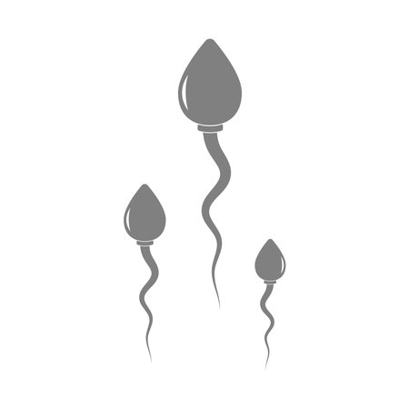 Sperm icon design illustration templateのイラスト素材