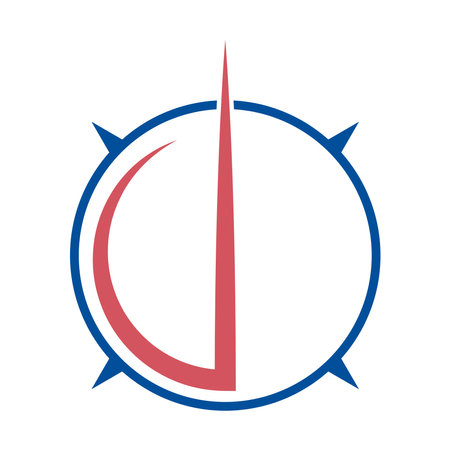 Compass logo icon design illustrationのイラスト素材
