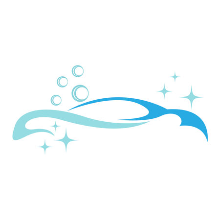 Car wash service logo icon design illustrationのイラスト素材