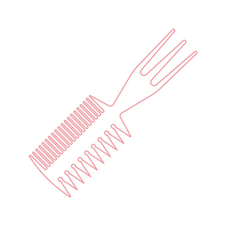 Comb logo icon design illustrationのイラスト素材