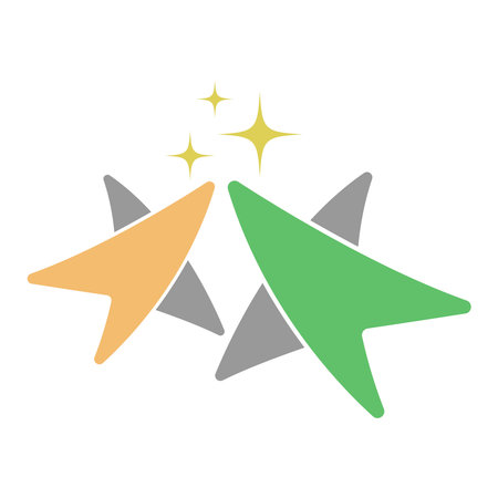 Star logo icon design illustartion