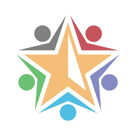 Star logo icon design illustartionのイラスト素材