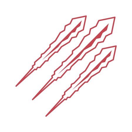 Claw icon logo design illustrationのイラスト素材