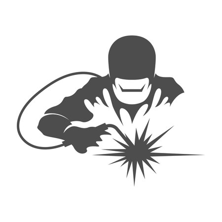 Welding icon logo design illustrationのイラスト素材