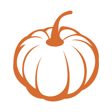Pumkin logo icon design illustrationのイラスト素材